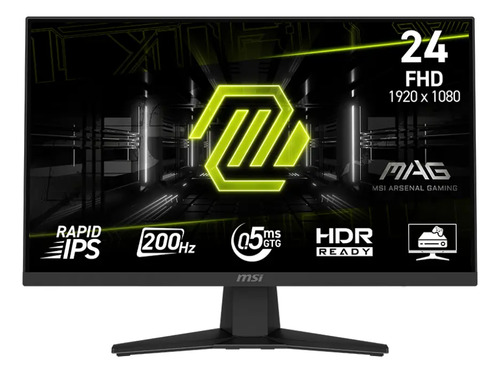 MONITOR 24P MSI 200HZ MAG 244F