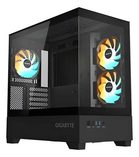 GABINETE GIGABYTE AORUS GB-C201P M-ATX BLACK